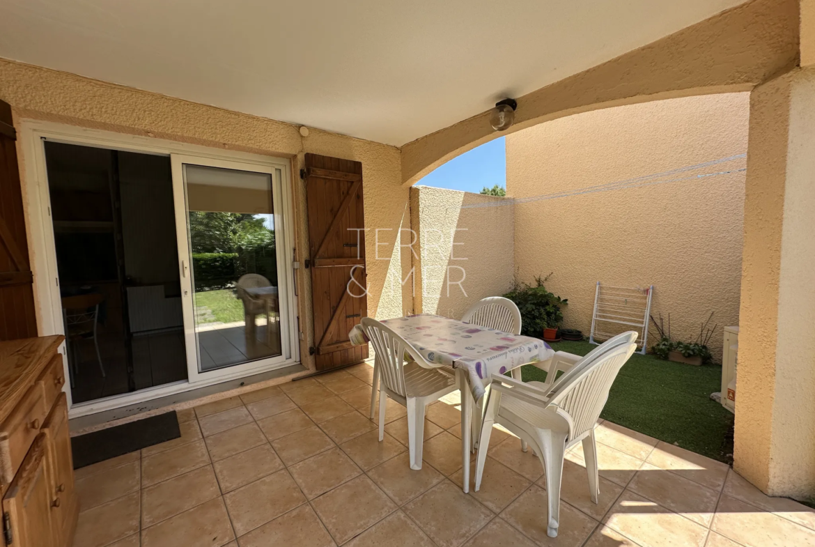 Appartement 2 pièces 27m2 avec terrasse et parking à Saint-Cyprien plage 