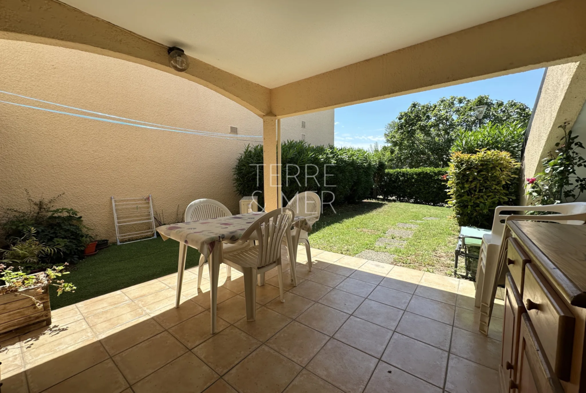 Appartement 2 pièces 27m2 avec terrasse et parking à Saint-Cyprien plage 