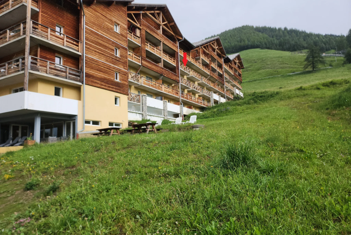 Appartement à La Foux d'Allos avec Vue sur les Pistes - 34m2 