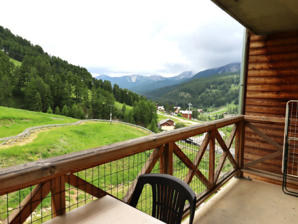 Appartement à La Foux d'Allos avec Vue sur les Pistes - 34m2