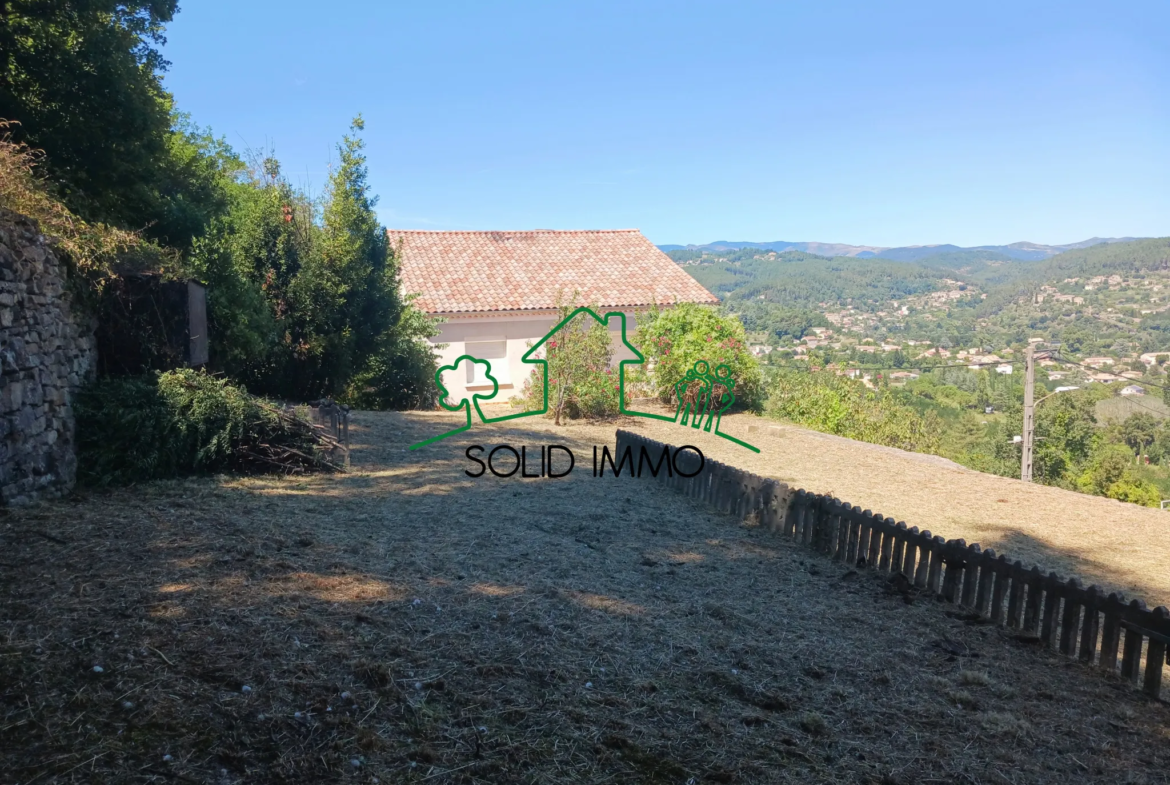 Belle Maison de 135m2 avec Vue sur le Château d'Aubenas 