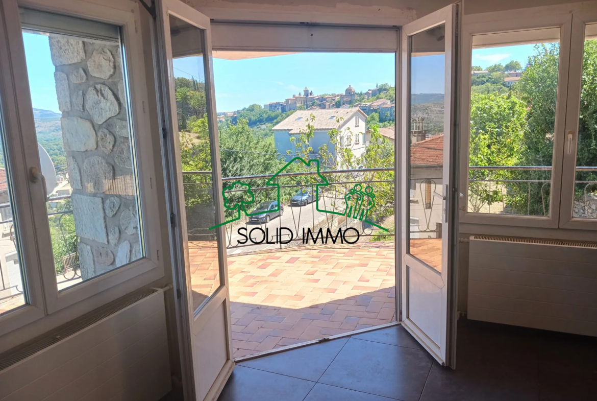 Belle Maison de 135m2 avec Vue sur le Château d'Aubenas 