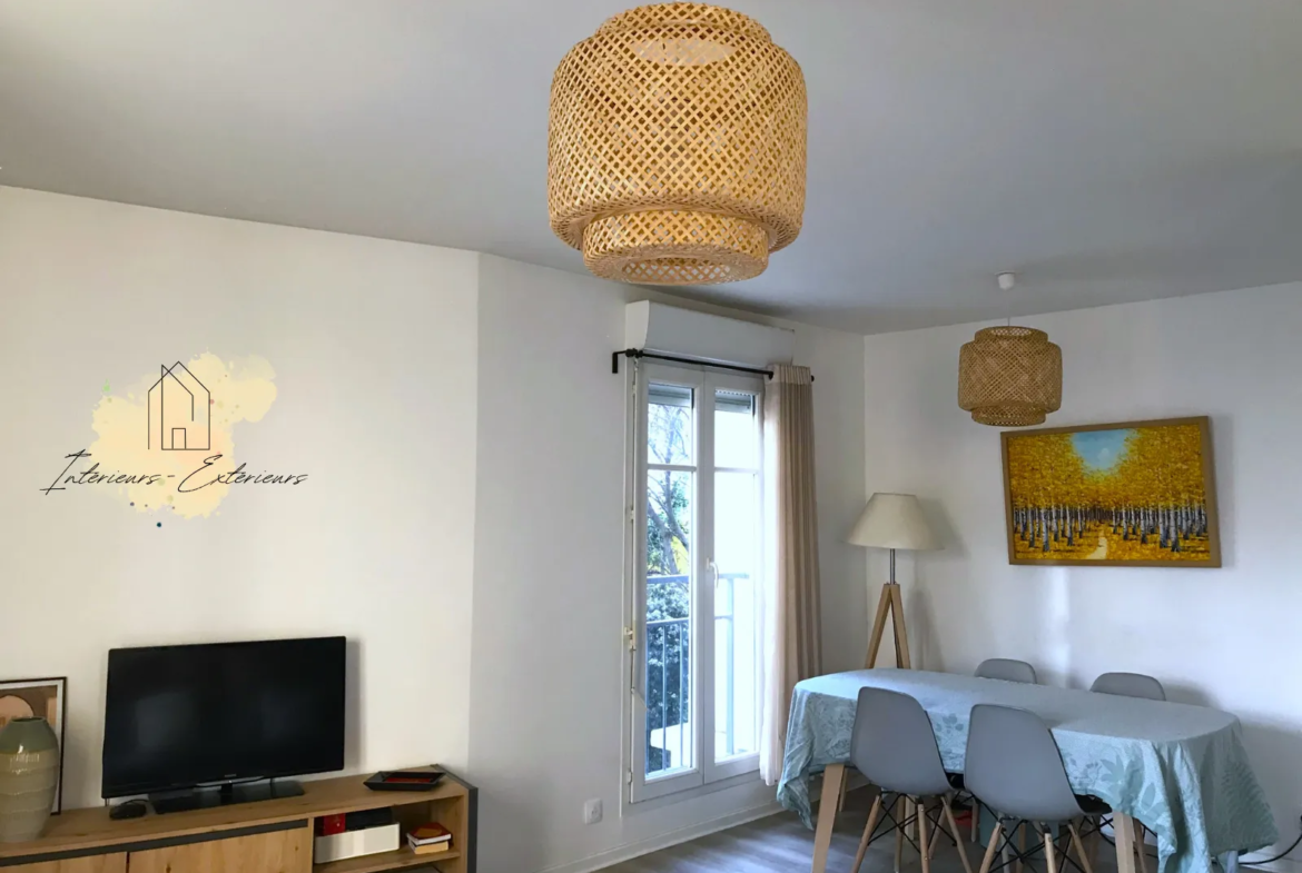 Bel appartement lumineux de 65 m2, 2 chambres, à Deuil-la-Barre 