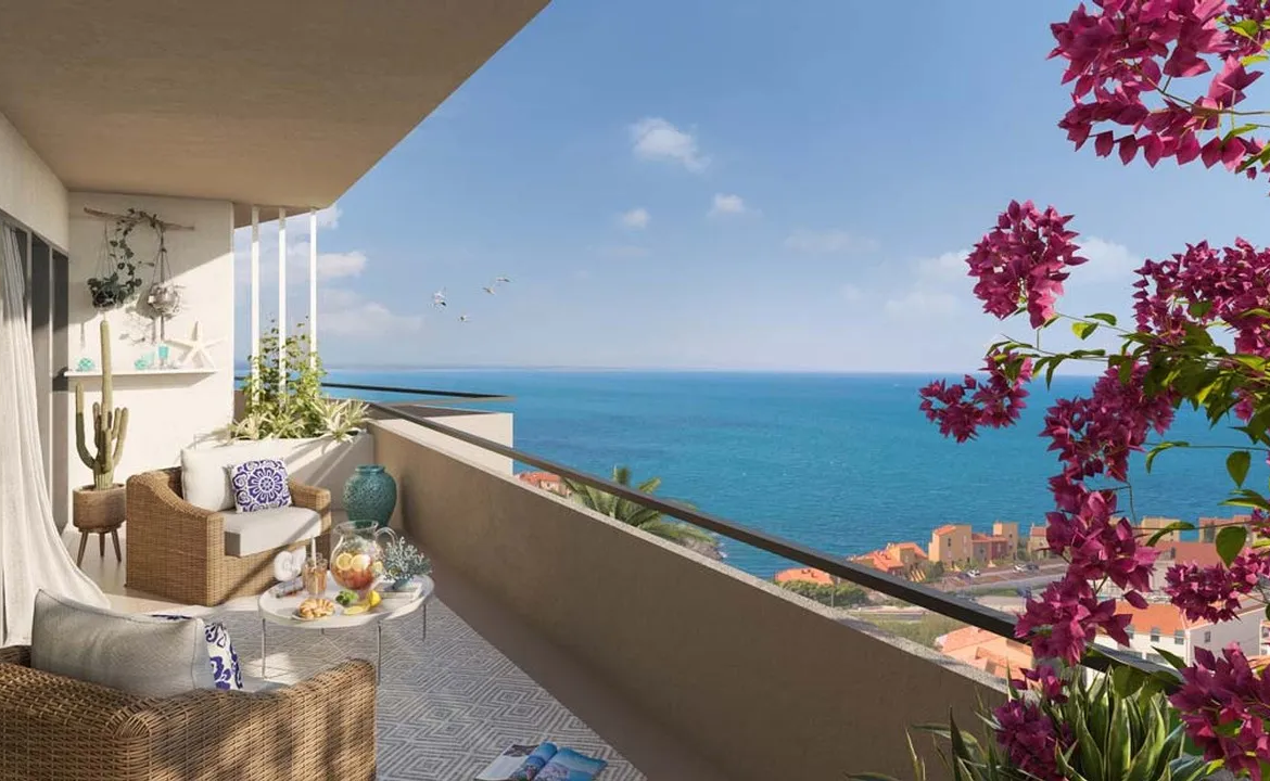 Appartement T2 neuf avec vue sur la mer à Port Vendres 