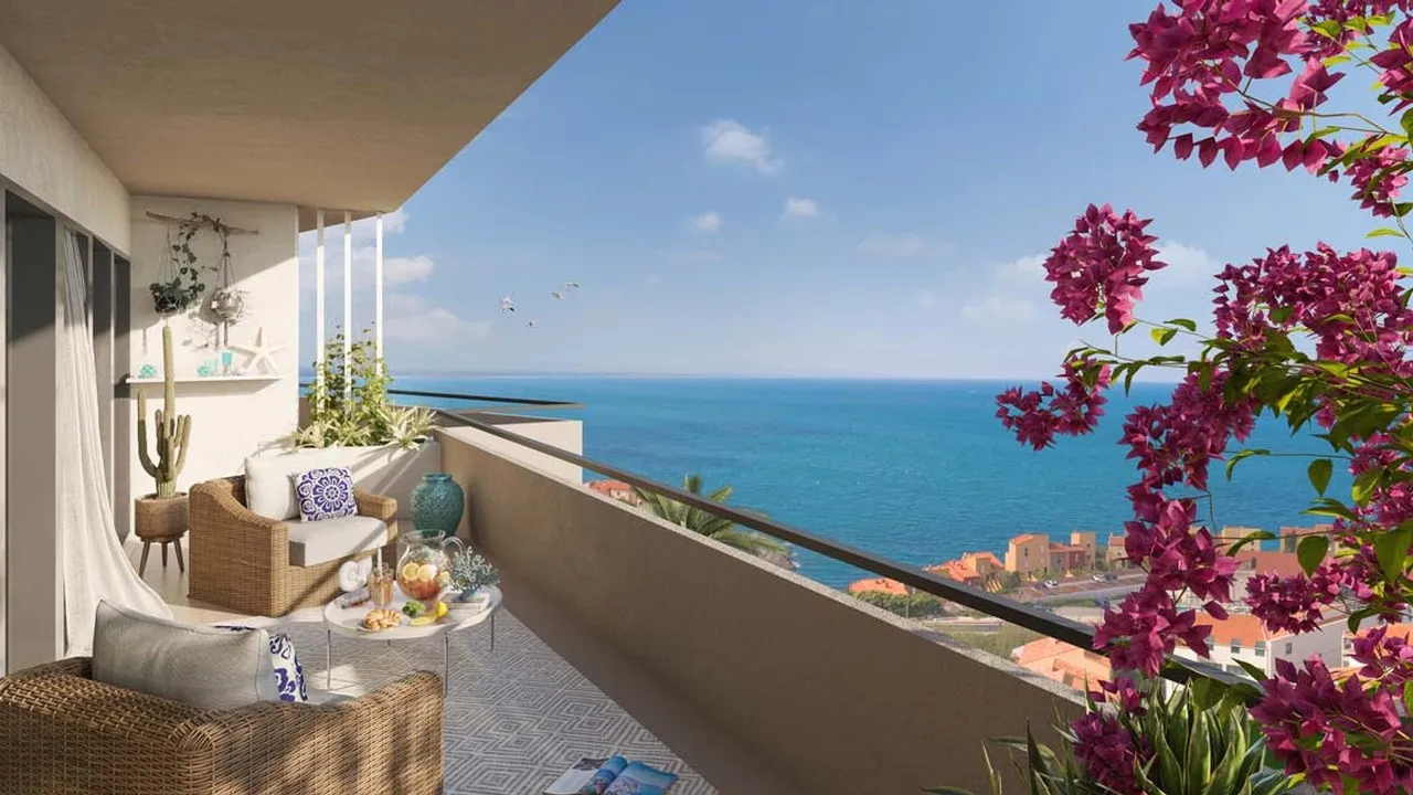 Appartement T2 neuf avec vue sur la mer à Port Vendres 