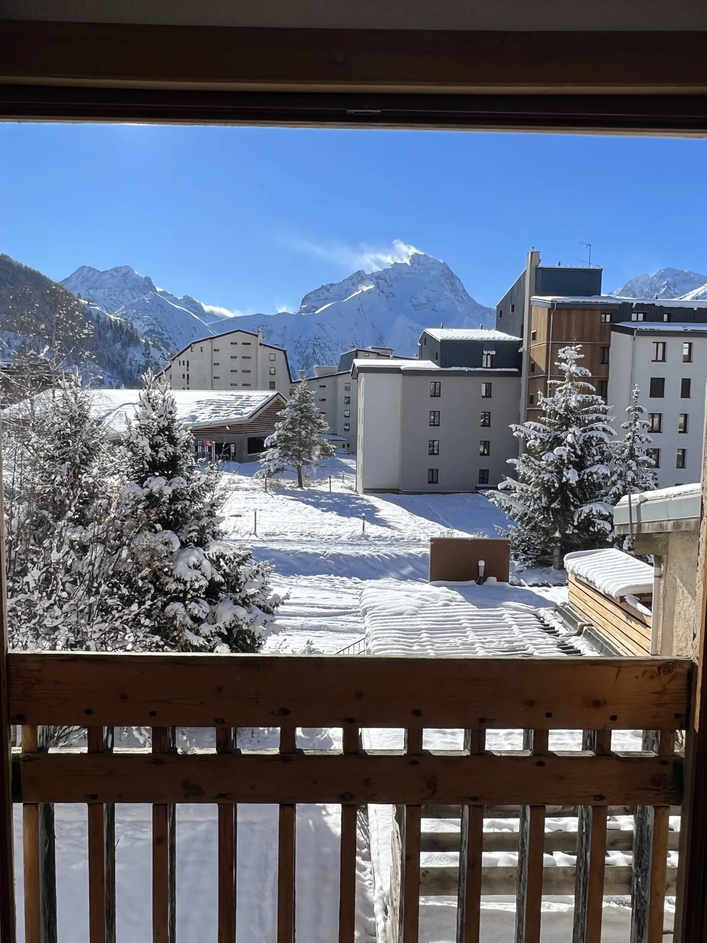 Studio avec vue sur les pistes et la Muzelle à Les Deux Alpes 