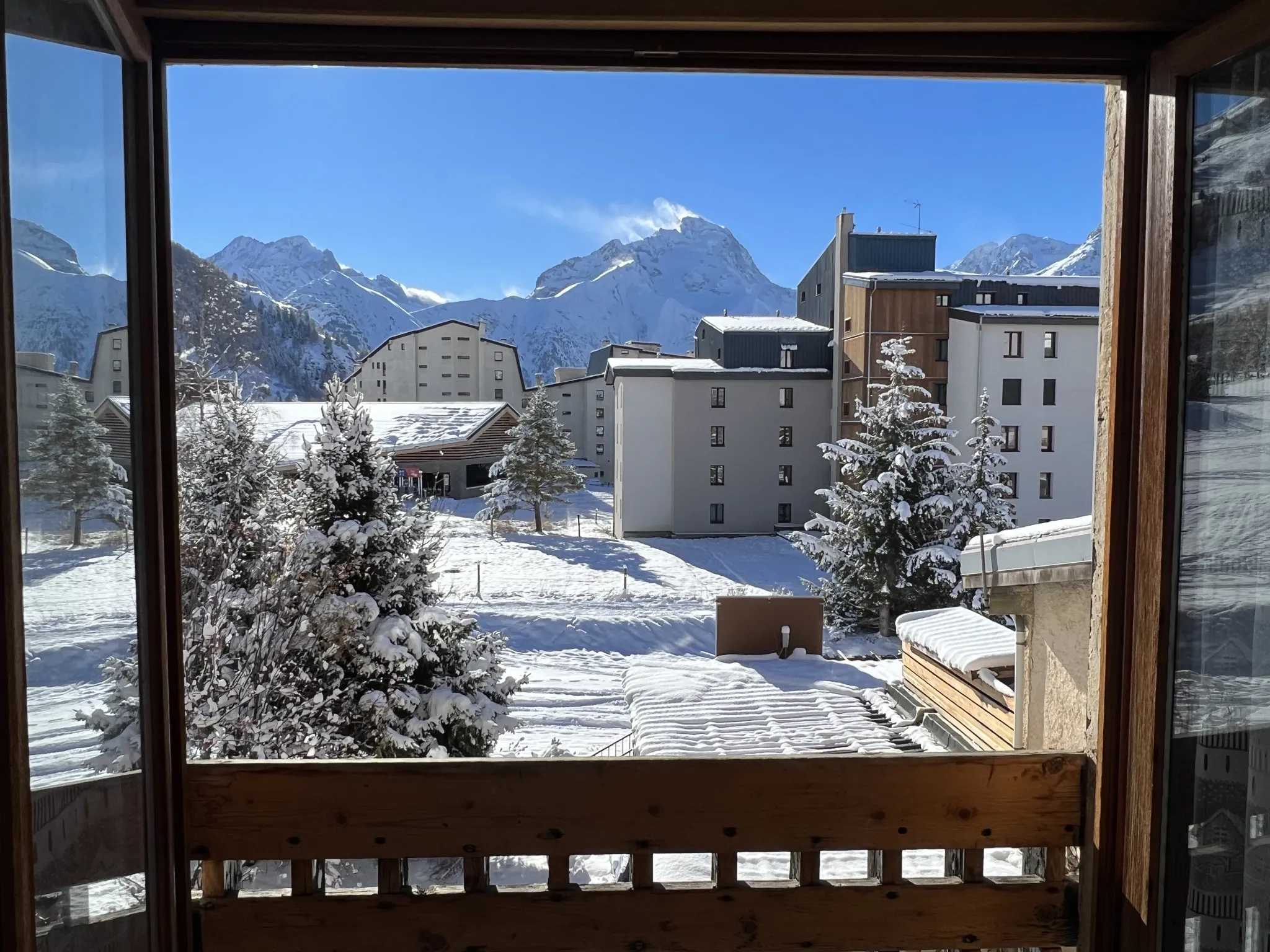 Studio avec vue sur les pistes et la Muzelle à Les Deux Alpes 