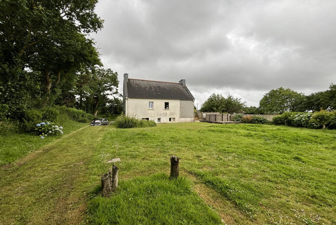 Maison de 99 m2 avec 3 Chambres et Sous-sol - Plouvien 