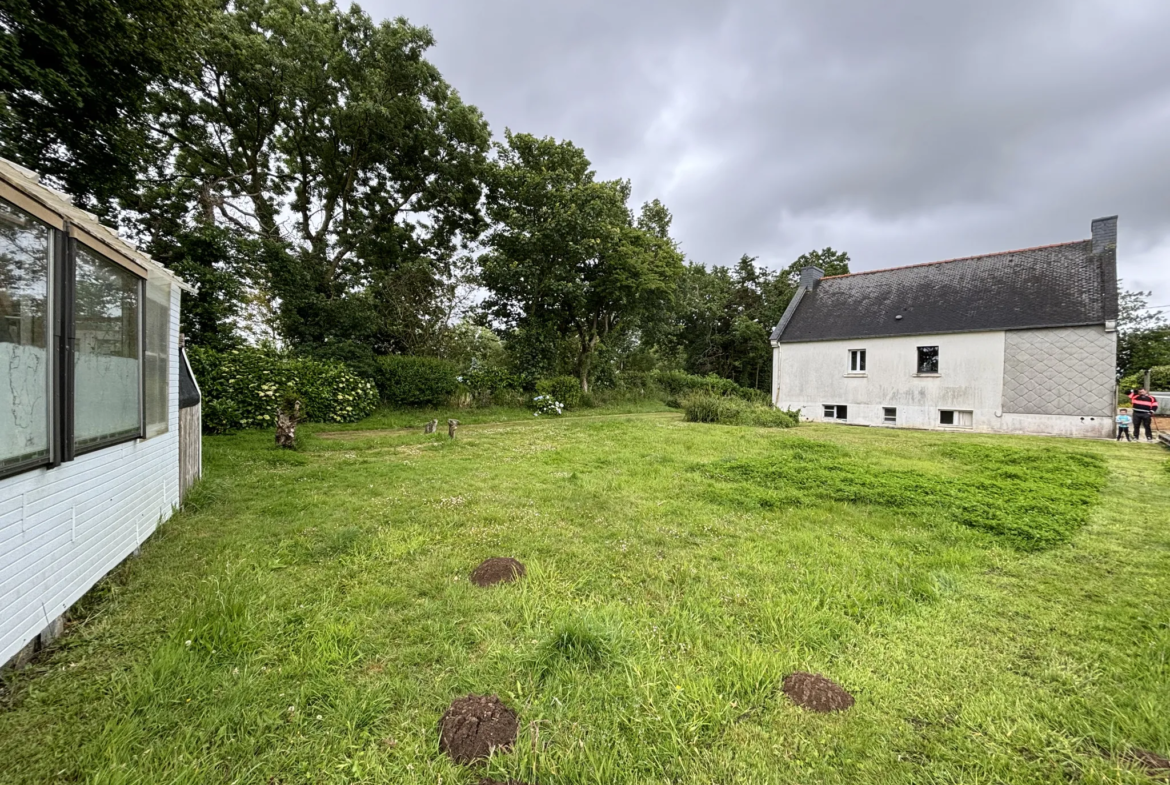 Maison de 99 m2 avec 3 Chambres et Sous-sol - Plouvien 