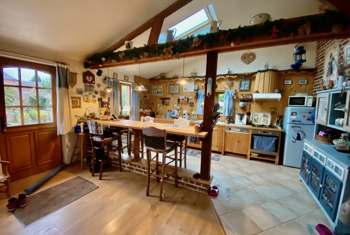 Maison en briques avec jardin verdoyant - Cartignies 