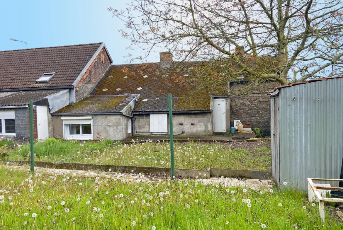 Maison Pierre et Brique avec Garage à Boussois 