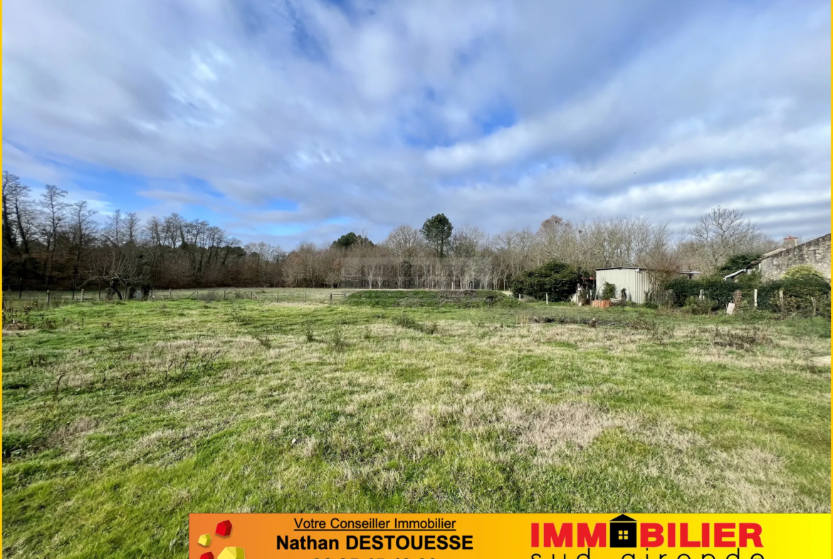 Terrain à Bâtir avec Vue sur la Nature à LANDIRAS 