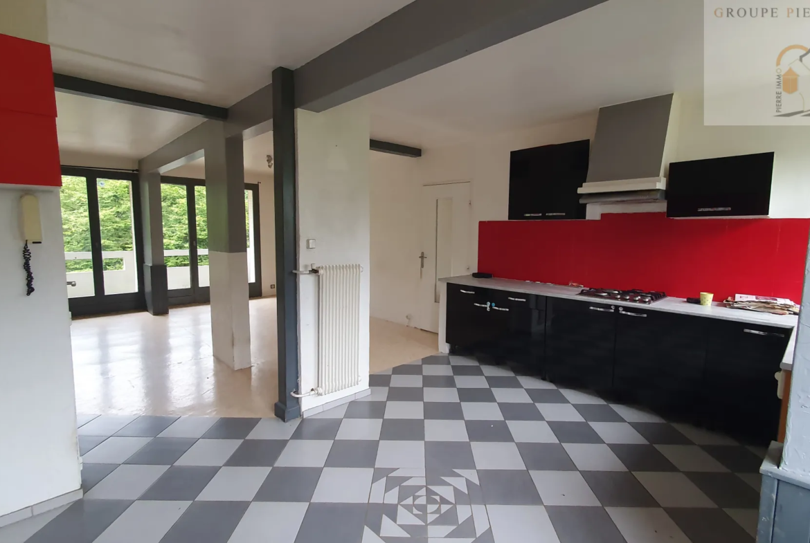 Appartement Saint Lupicin 85m2, 3 chambres, proche de la nature 