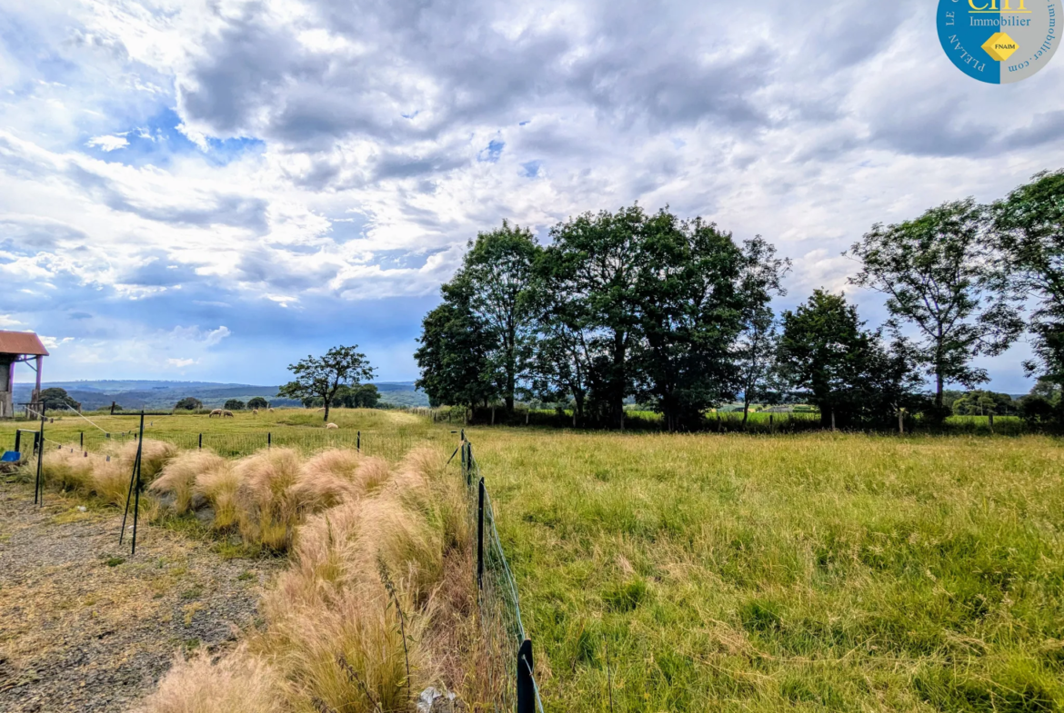 Longère en campagne à PLELAN LE GRAND avec vue sur Brocéliande 