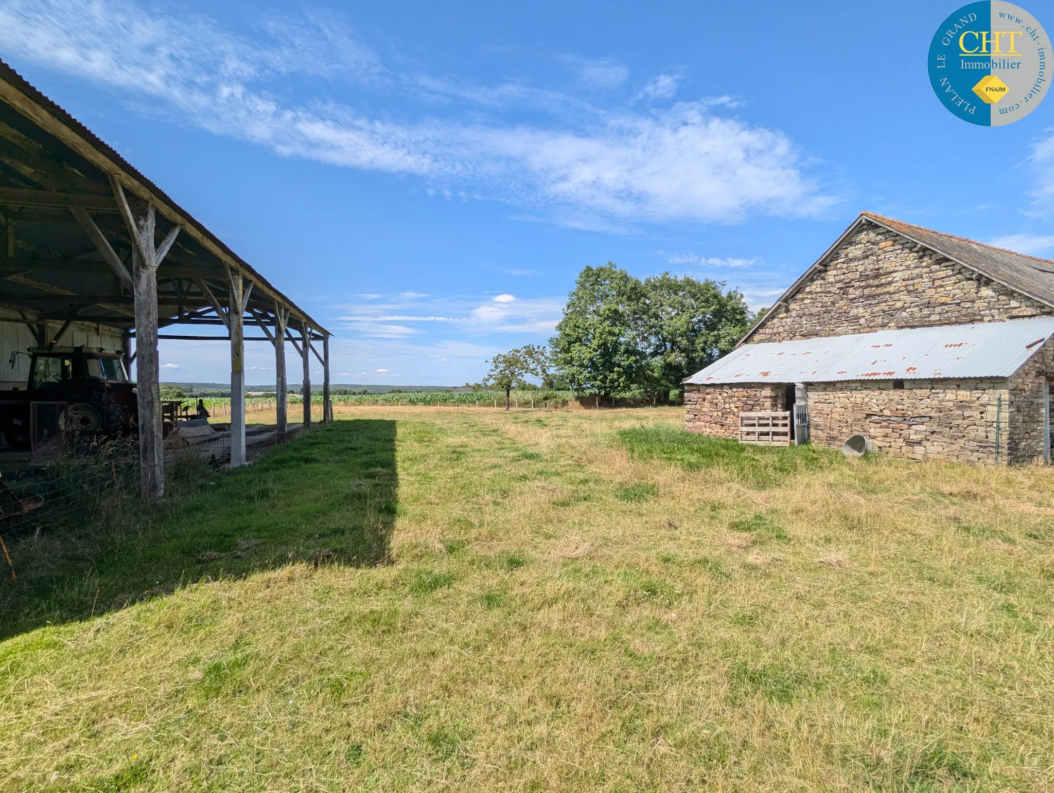 Longère en campagne à PLELAN LE GRAND avec vue sur Brocéliande 