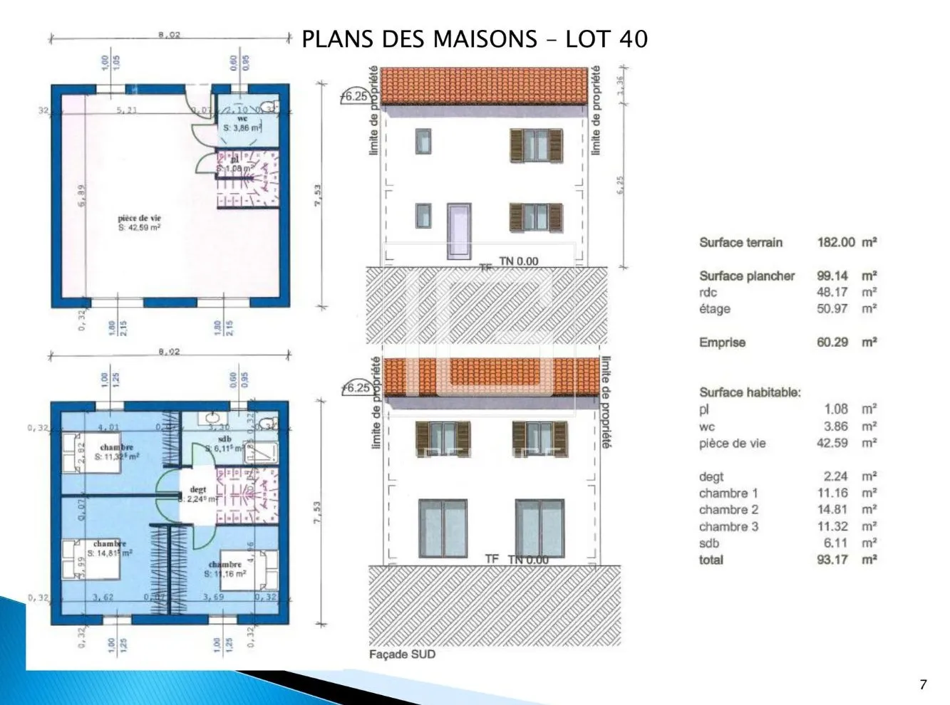 Maison récente à Carnoules avec 3 chambres 