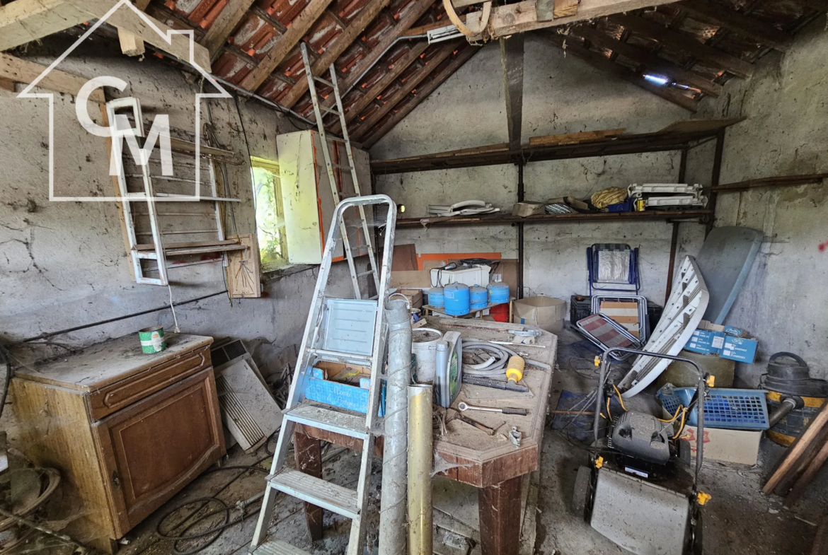 Maison 5 pièces avec jardin clos et garage à Torteron 