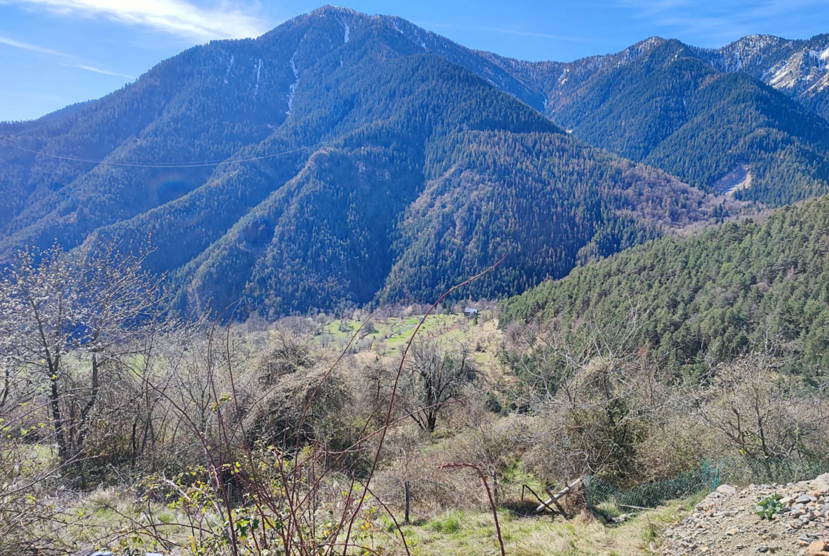 Terrain Constructible avec Vue Panoramique à Venanson 