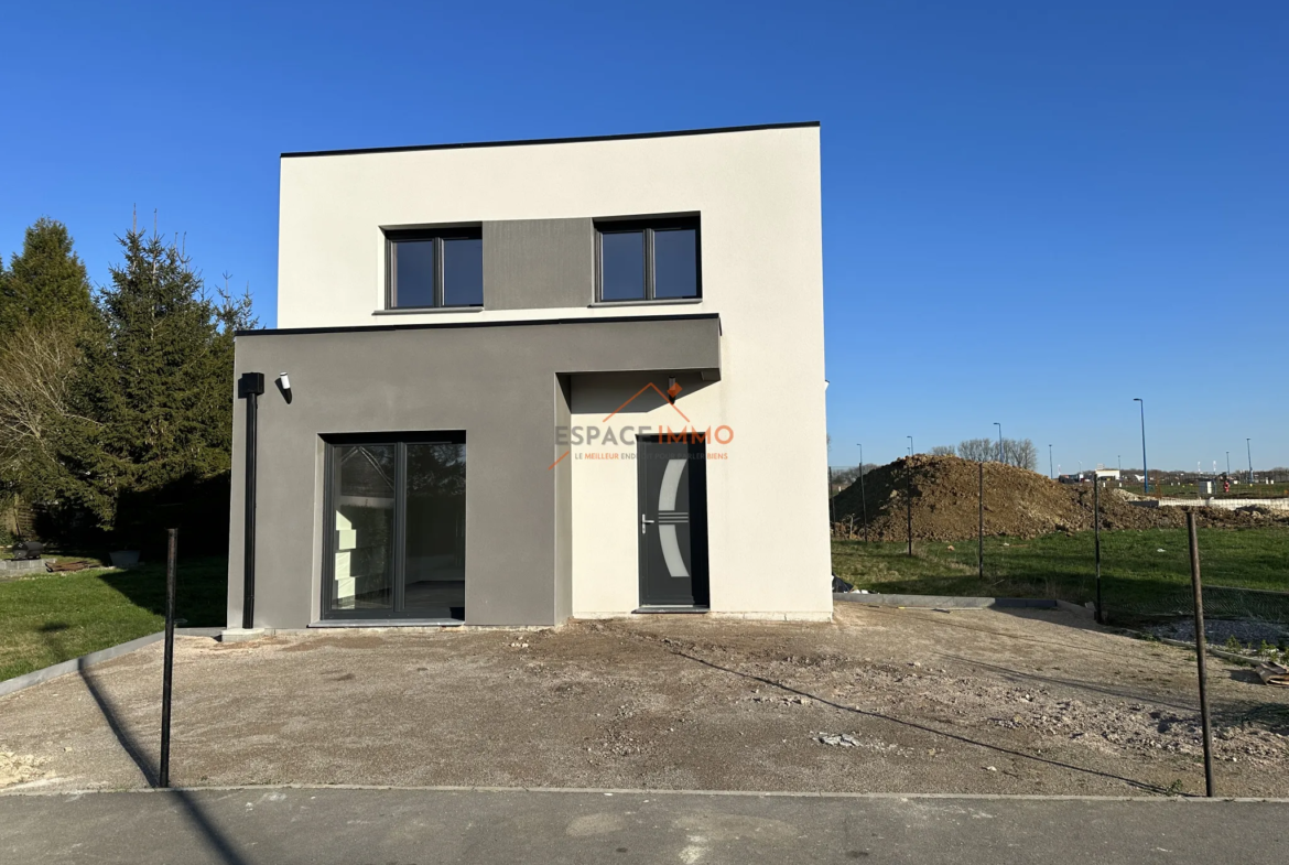 Maison cubique individuelle 3 chambres à Douchy-les-Mines 