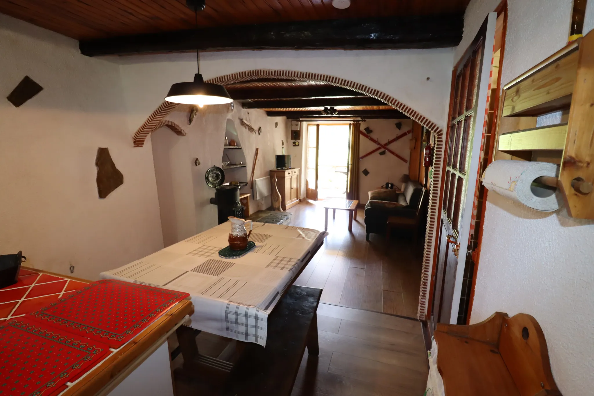 Appartement T3 avec Belle Terrasse à Villars-Colmars 