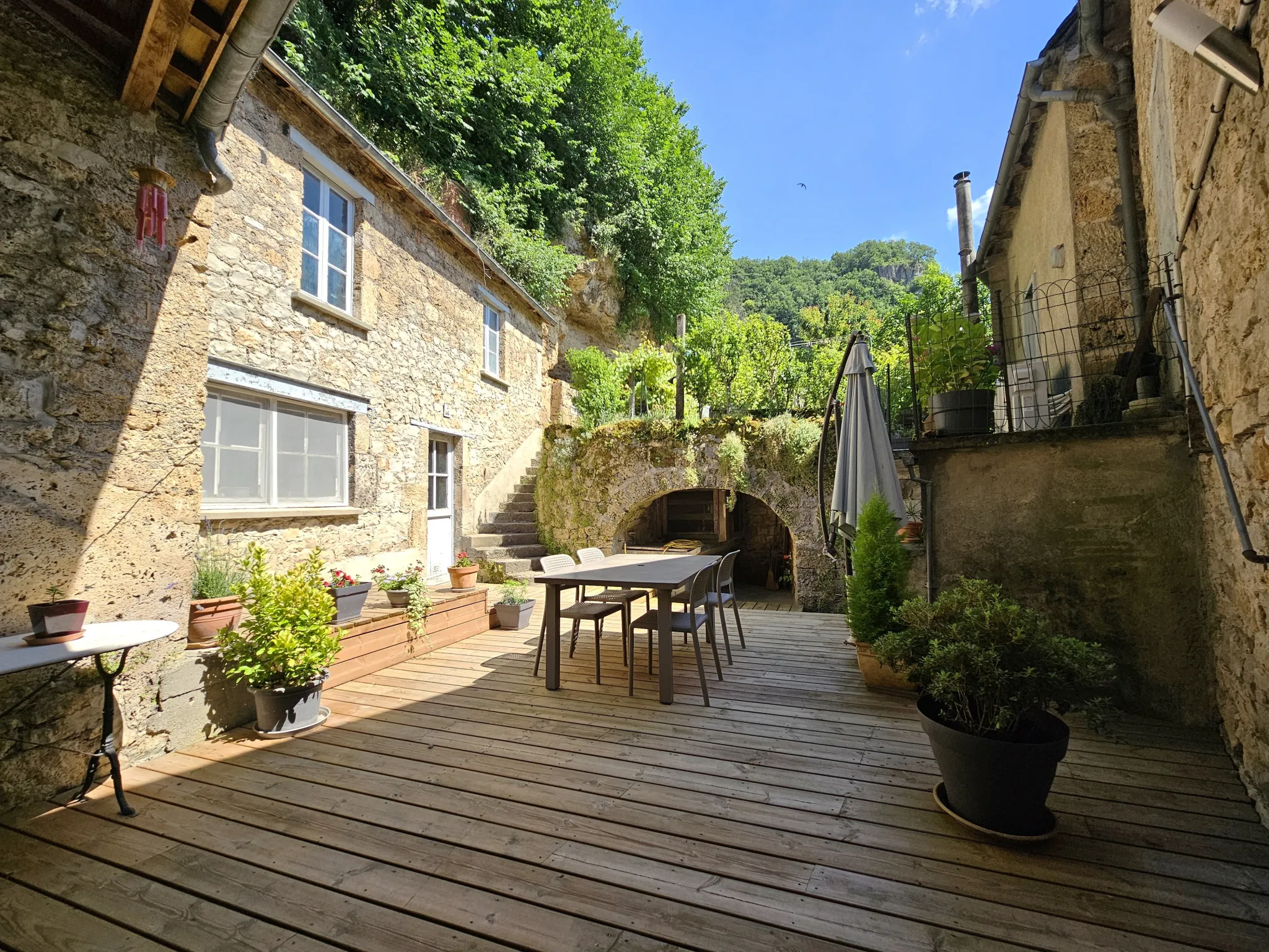 Maison de Village à Salles la Source - 123 m2 - 3 Chambres 