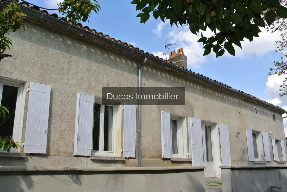 Ancienne ferme rénovée en 2 logements à Marmande 