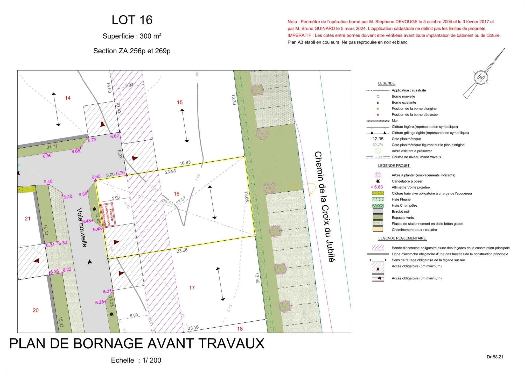 Terrain viabilisé 300 m2 lot 16 à Mornac-sur-Seudre 