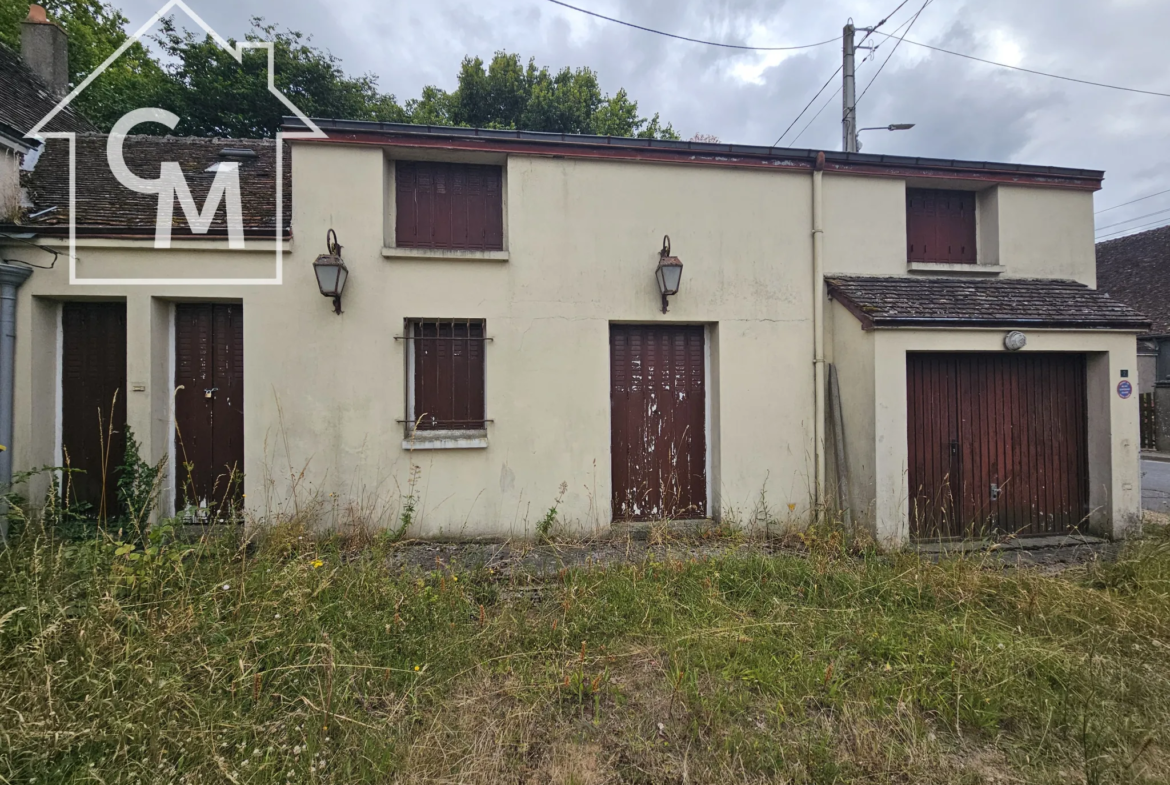 Charmante maison de ville avec jardin à Moisy 