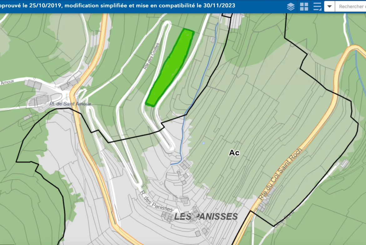 Terrain boisé de 2 988 m2 à Lantosque 