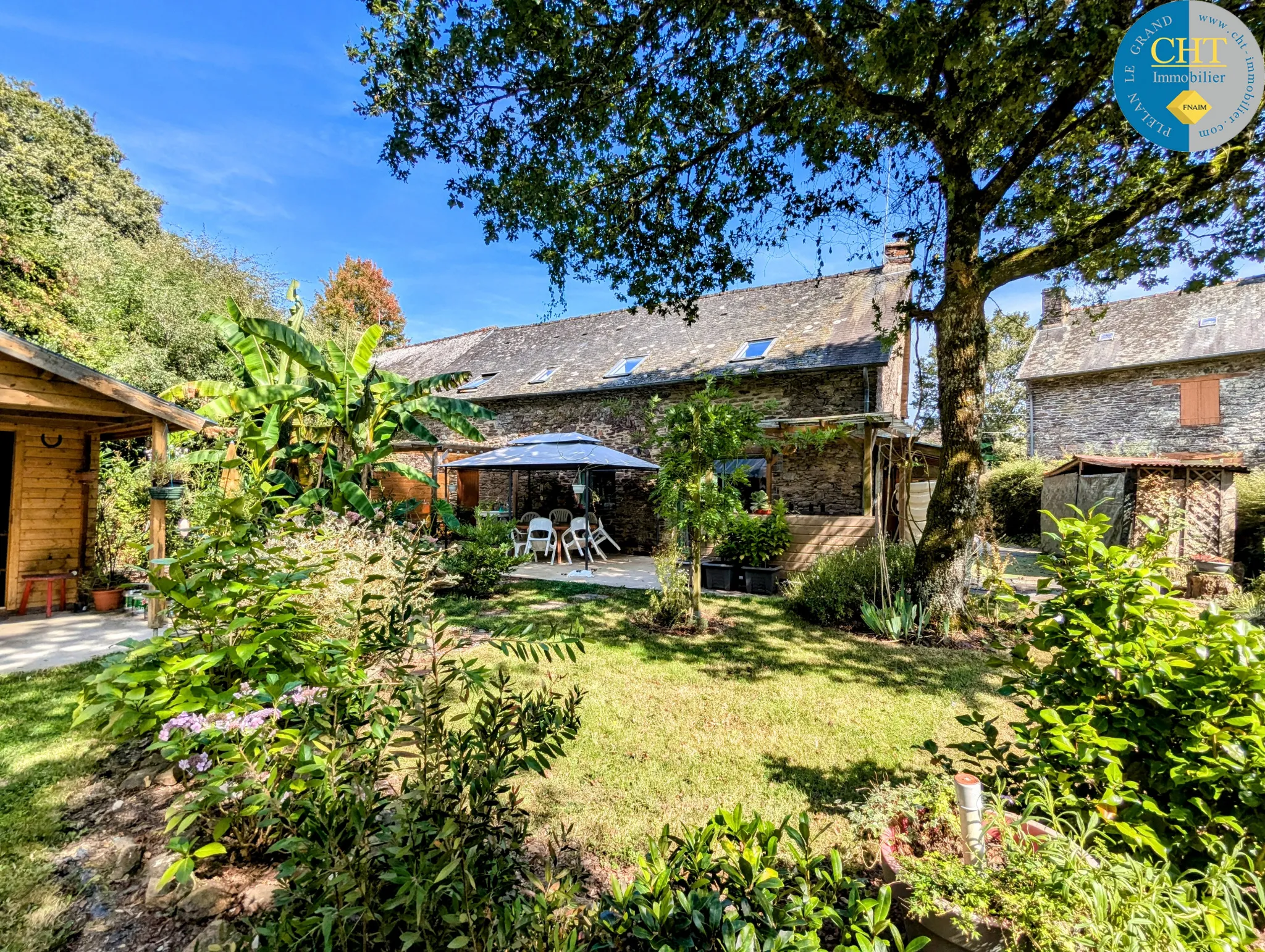 Longère en pierres avec jardin à BEIGNON (56 380) 