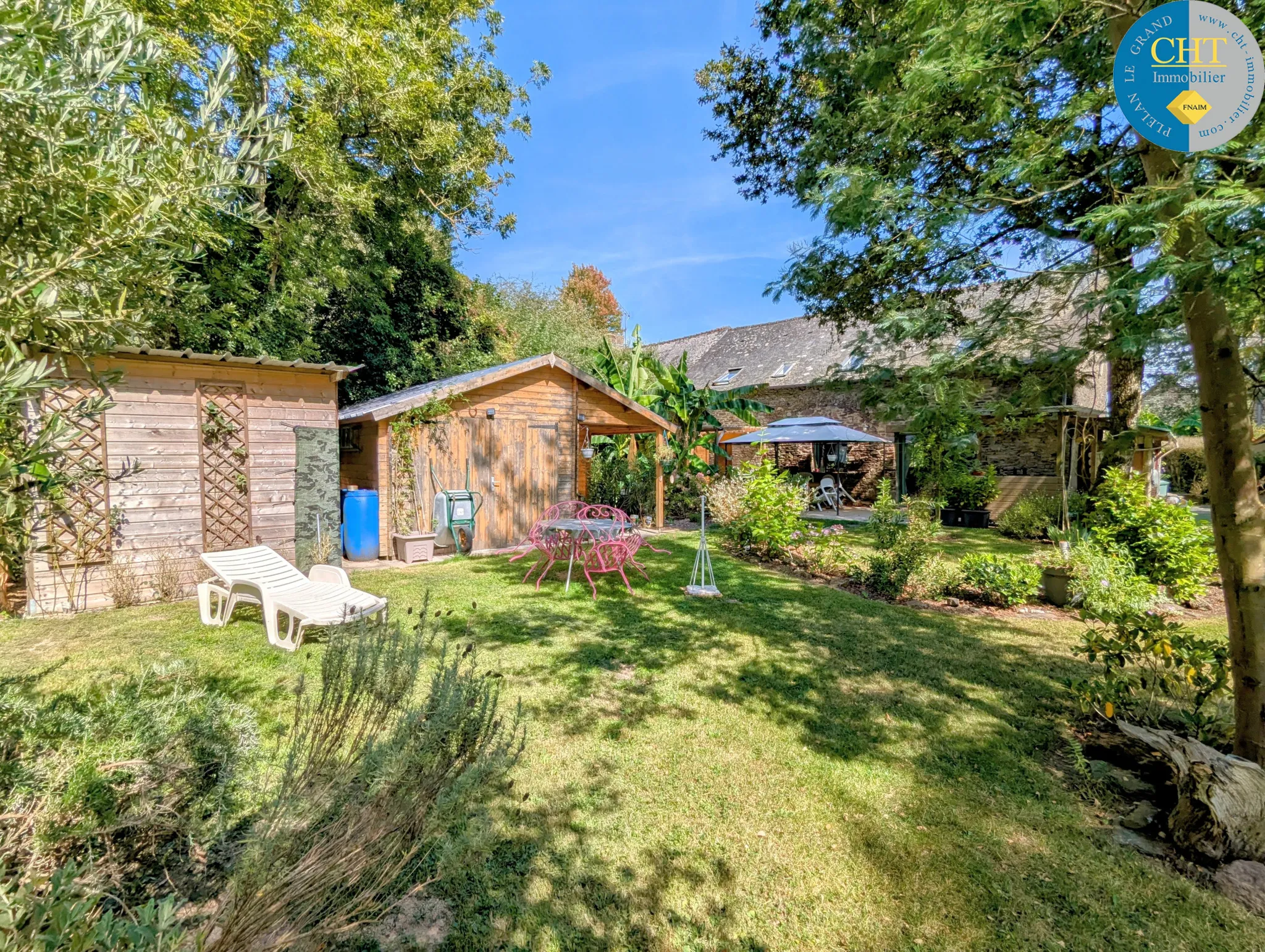 Longère en pierres avec jardin à BEIGNON (56 380) 