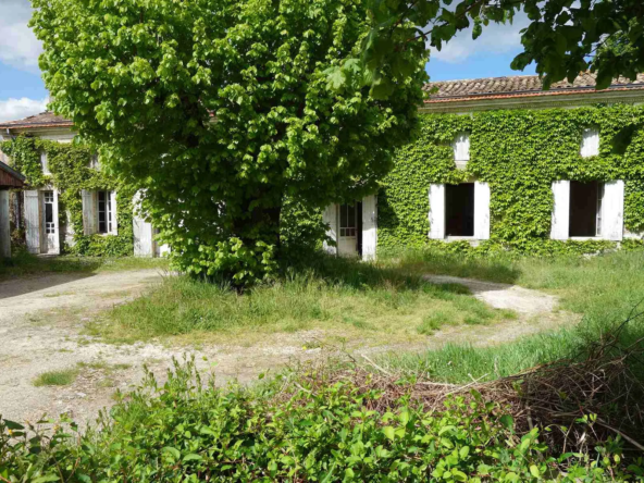 Maison en pierre avec dépendances à rénover - Anglade