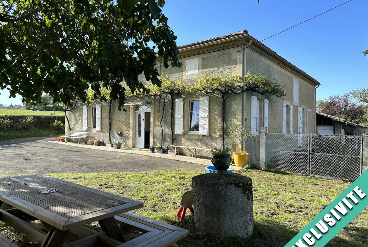 Maison Gersoise en campagne aux portes de Lectoure 