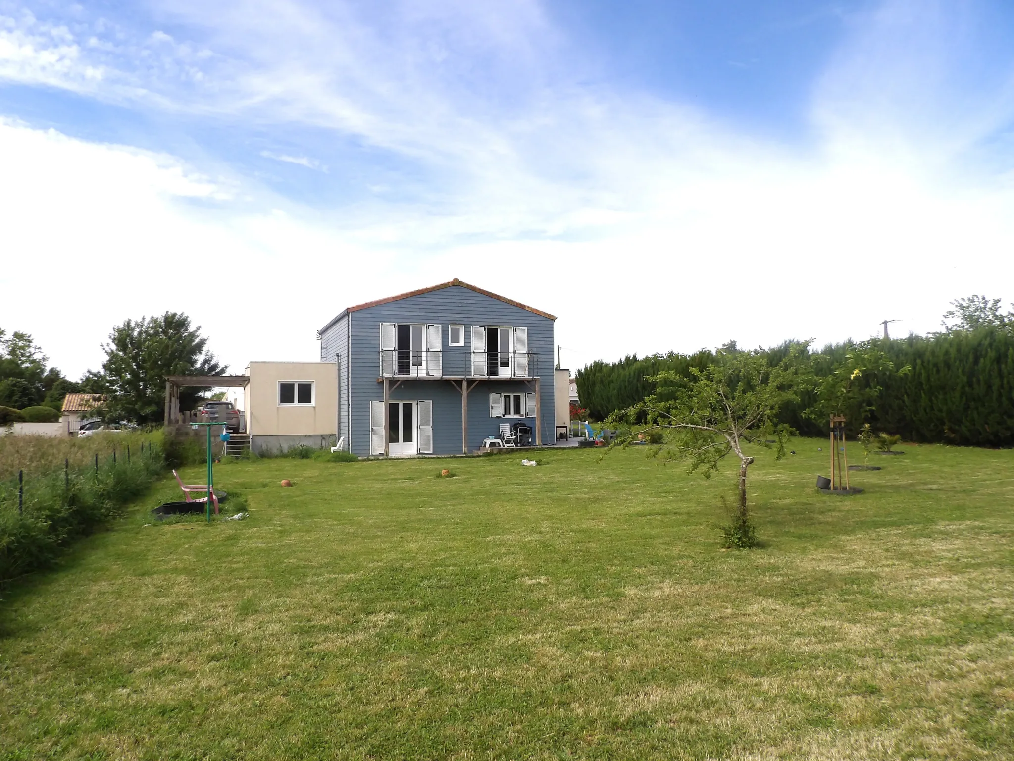 Maison d'architecte à ossature bois non mitoyenne 