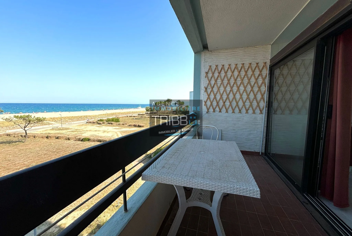 Appartement 2 pièces avec terrasse vue sur mer - Saint-Cyprien Plage 