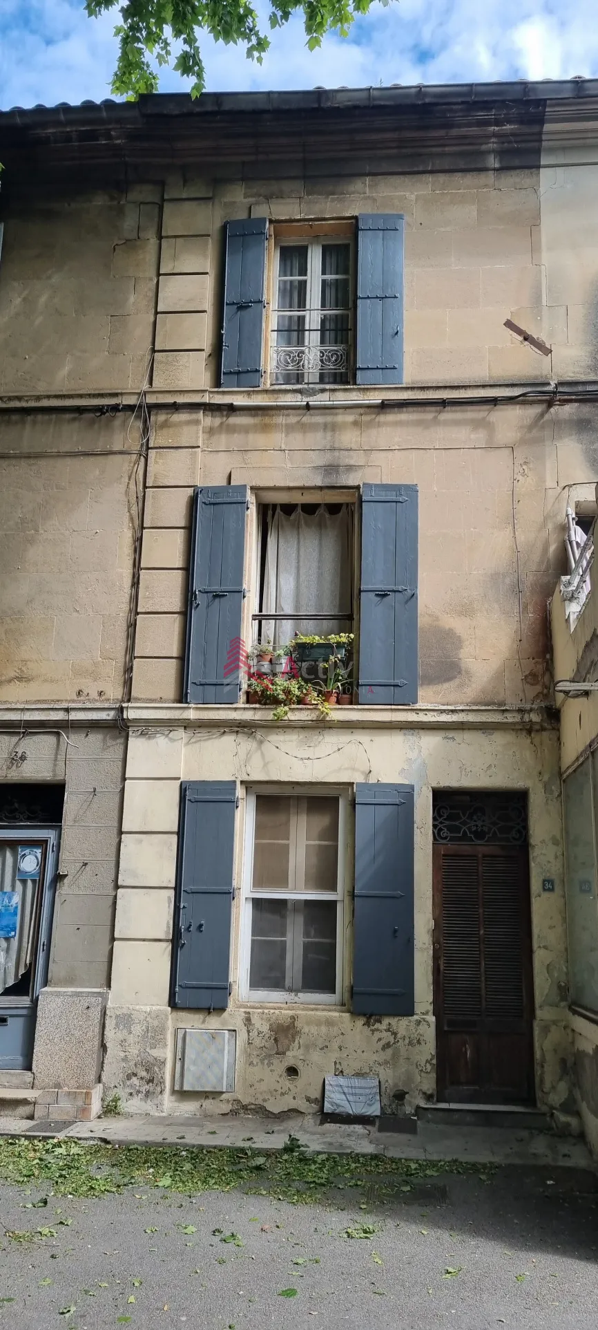 Maison de ville à Arles avec 2 chambres 