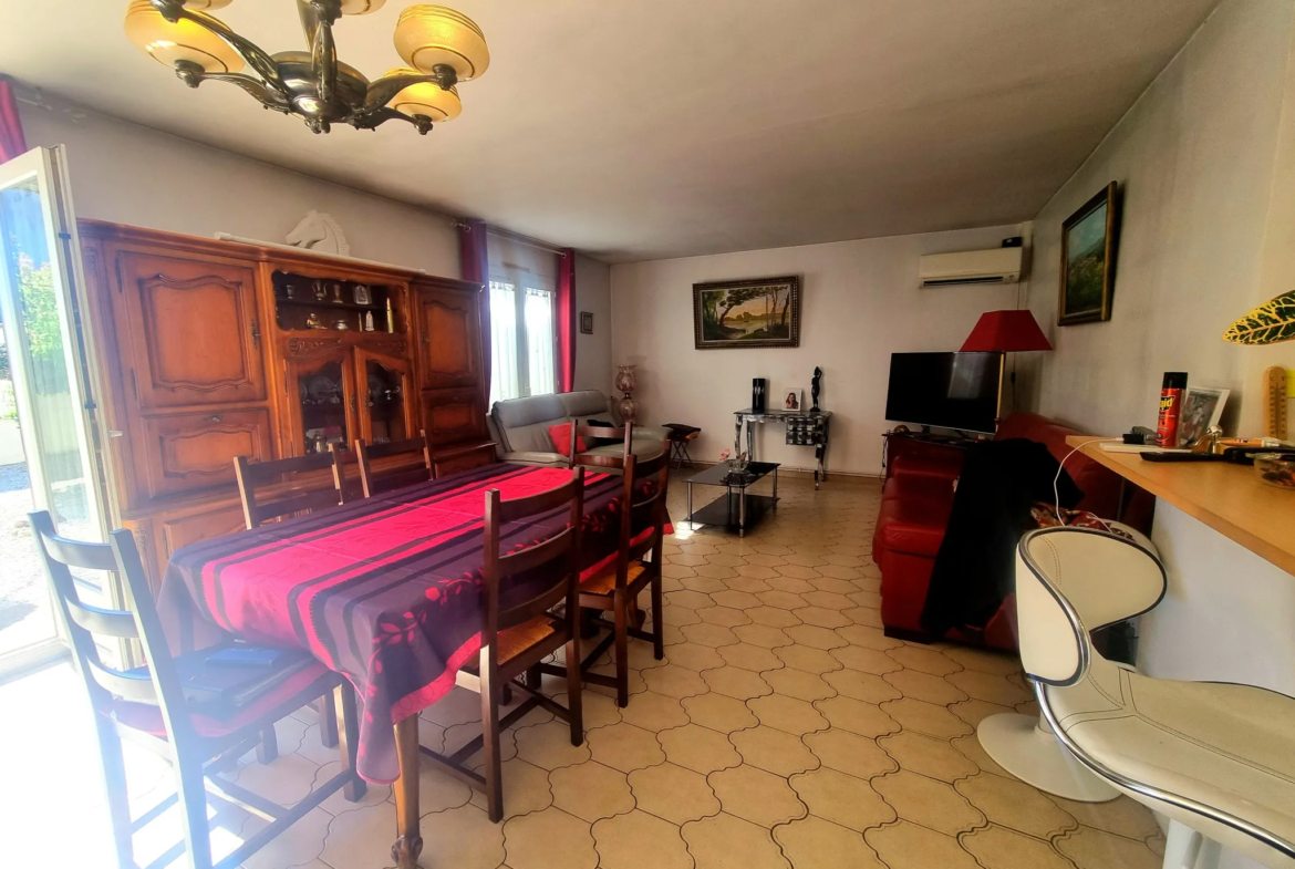 Vente - Villa plain pied avec garage et jardin à St Marcel Sur Aude 