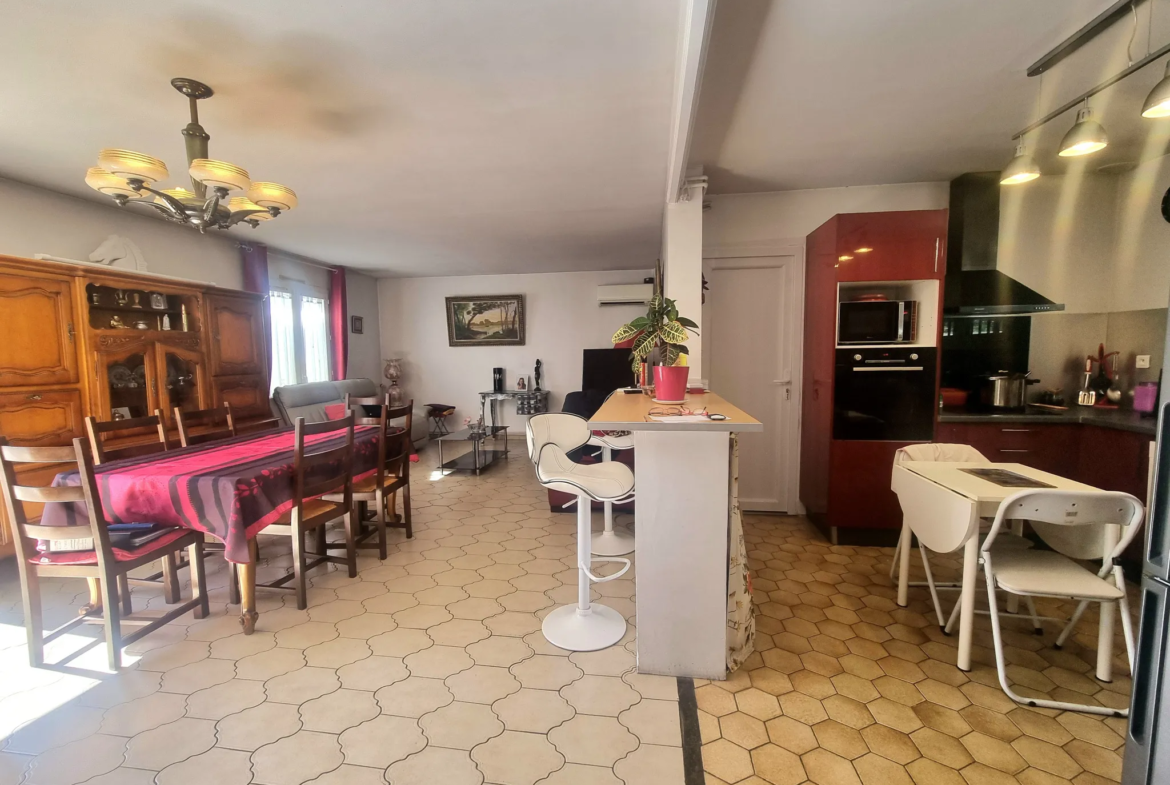 Vente - Villa plain pied avec garage et jardin à St Marcel Sur Aude 