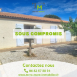 Vente - Villa plain pied avec garage et jardin à St Marcel Sur Aude