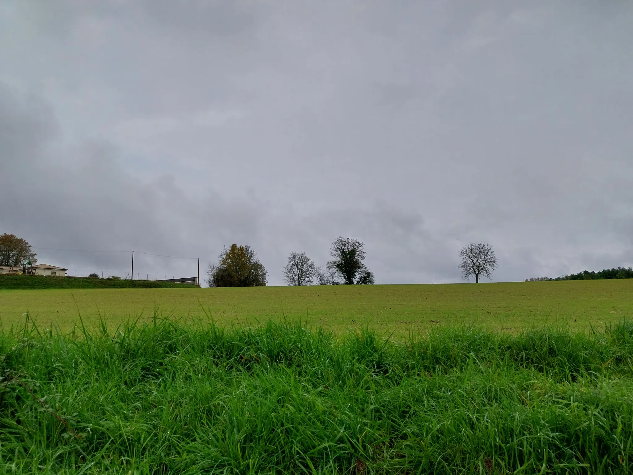 Terrain à vendre de 1,8 hectare à Agonac - Vue sur la vallée 