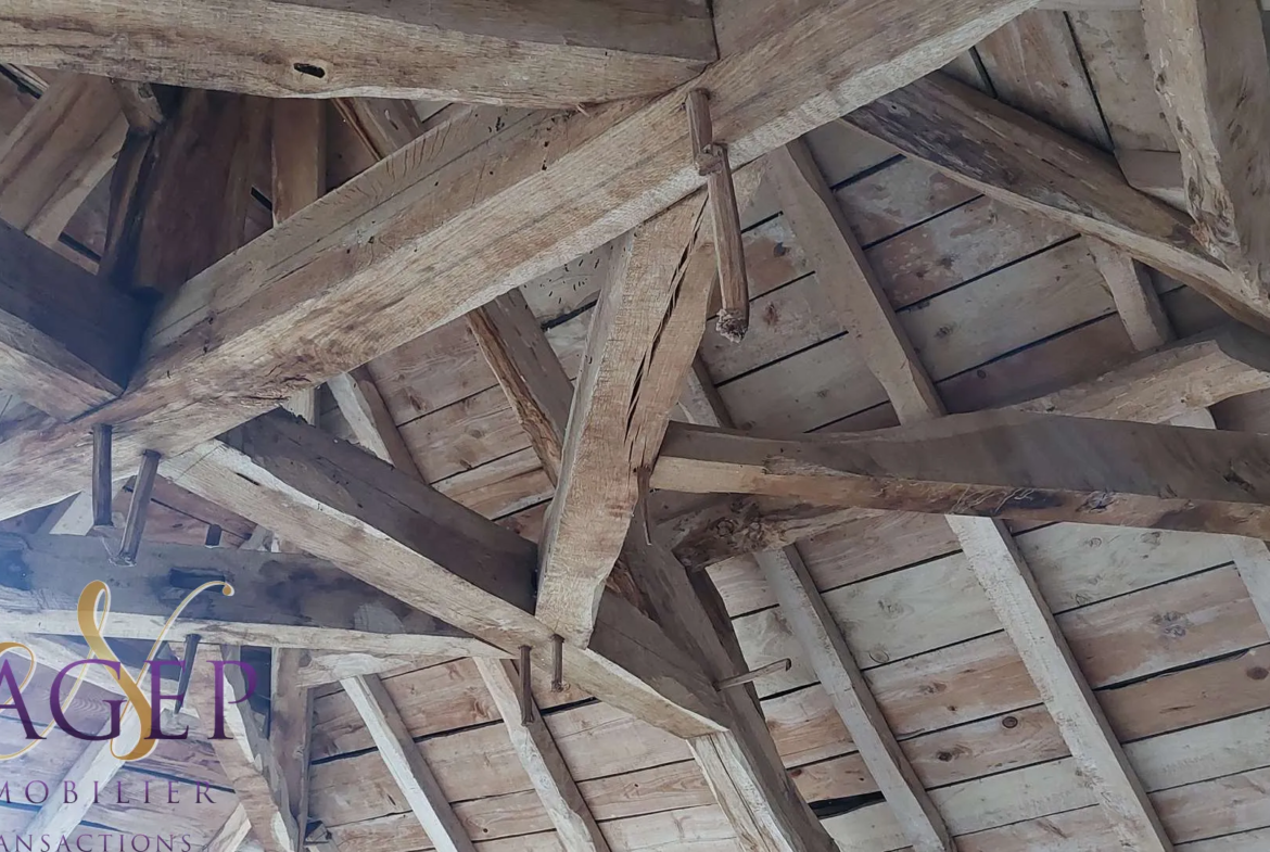 Maison en pierre avec grange et terrains à Le Mayet de Montagne 