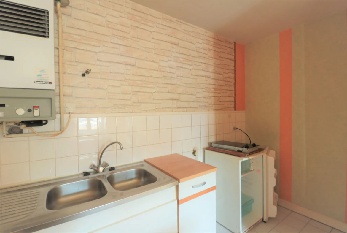 Appartement lumineux 2 pièces à vendre au cœur de Nevers 