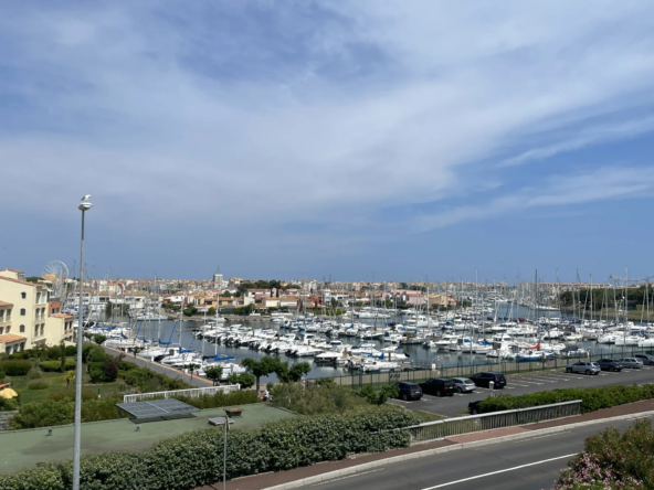 Appartement lumineux avec vue port à vendre au Cap d'Agde