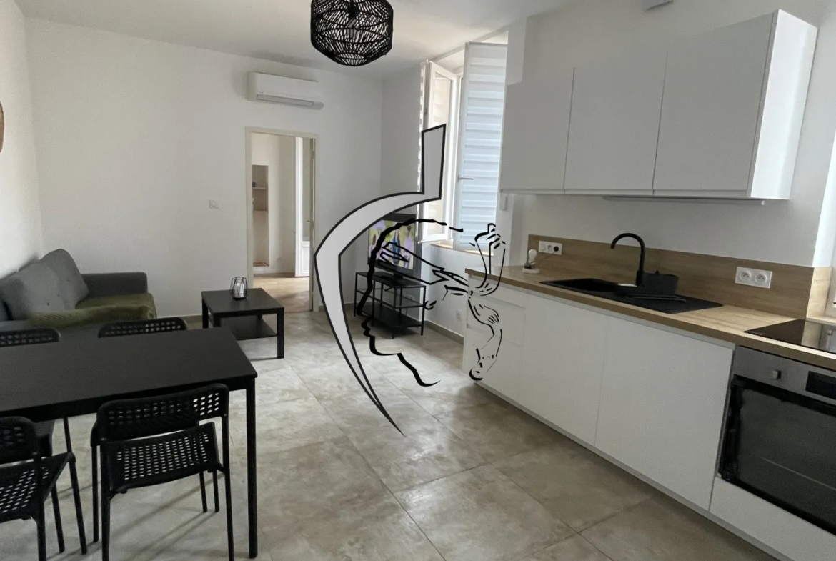 À vendre : appartement deux pièces rénové à Ajaccio 