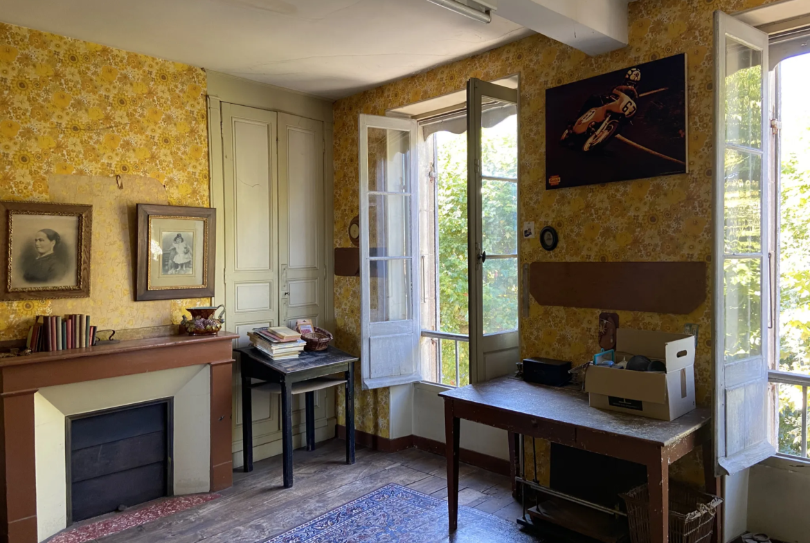 À vendre : Maison bourgeoise au centre de Condom avec cour et jardin 