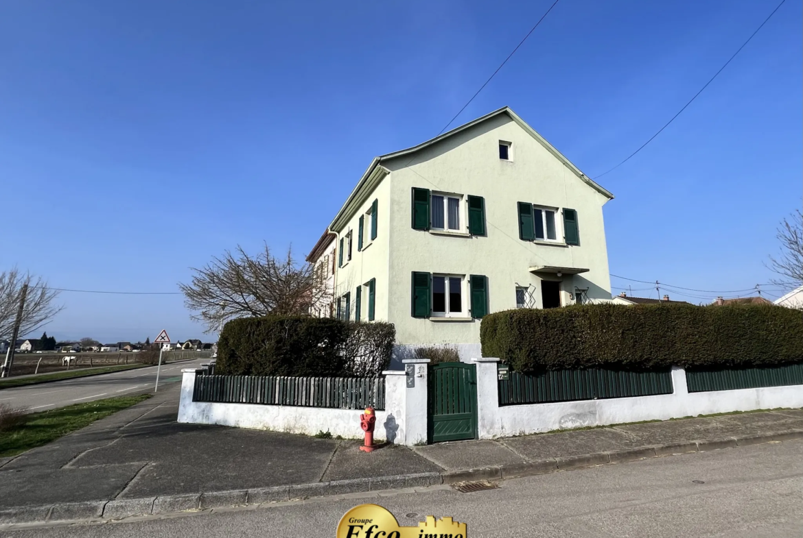 À vendre : Maison à rénover de 127.56 m² à Pfastatt sur 4.22 ares 