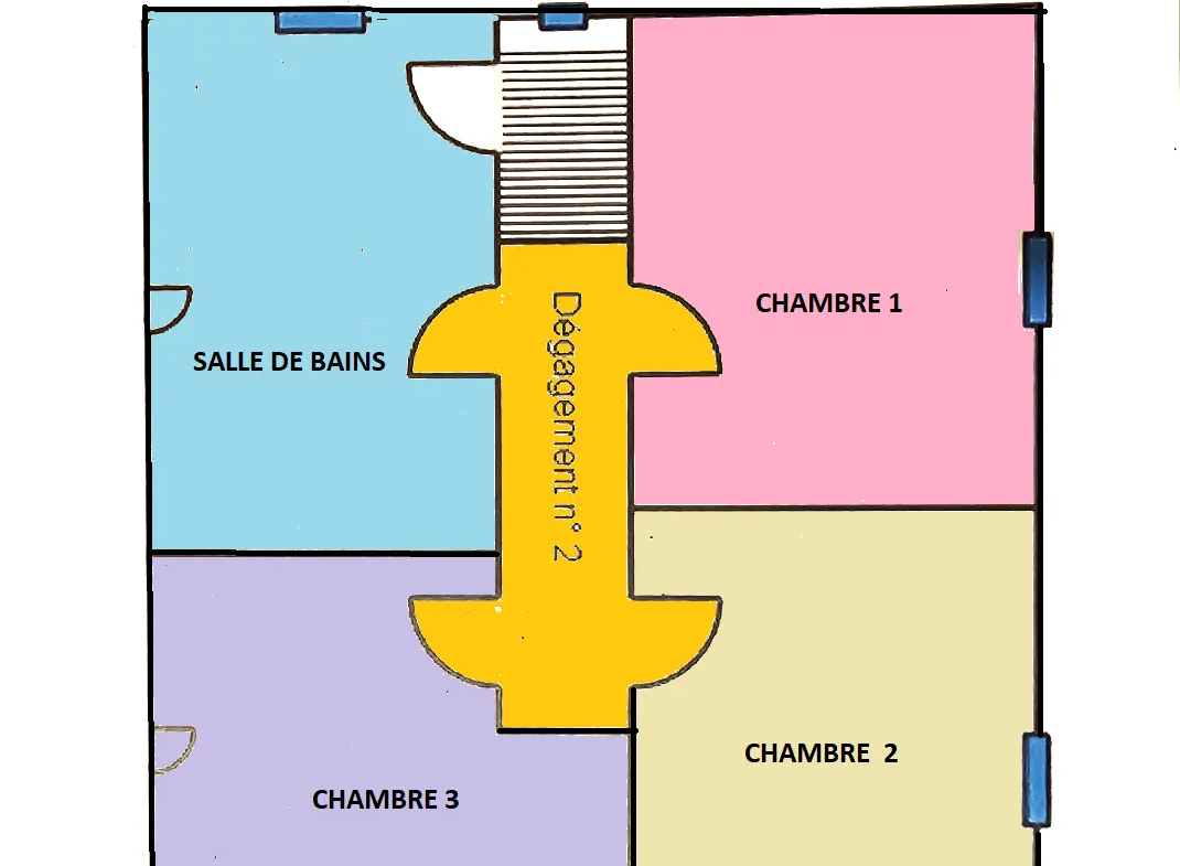 Maison indépendante à vendre à Montapas avec jardin et dépendances 