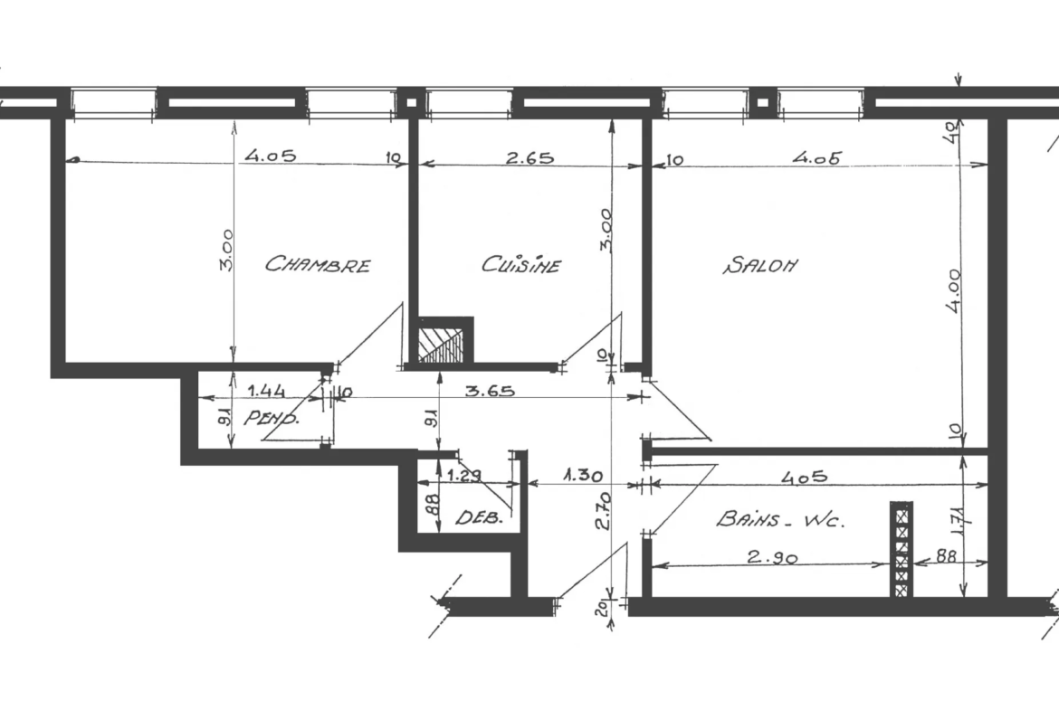 Appartement F2 spacieux à vendre à Créteil 