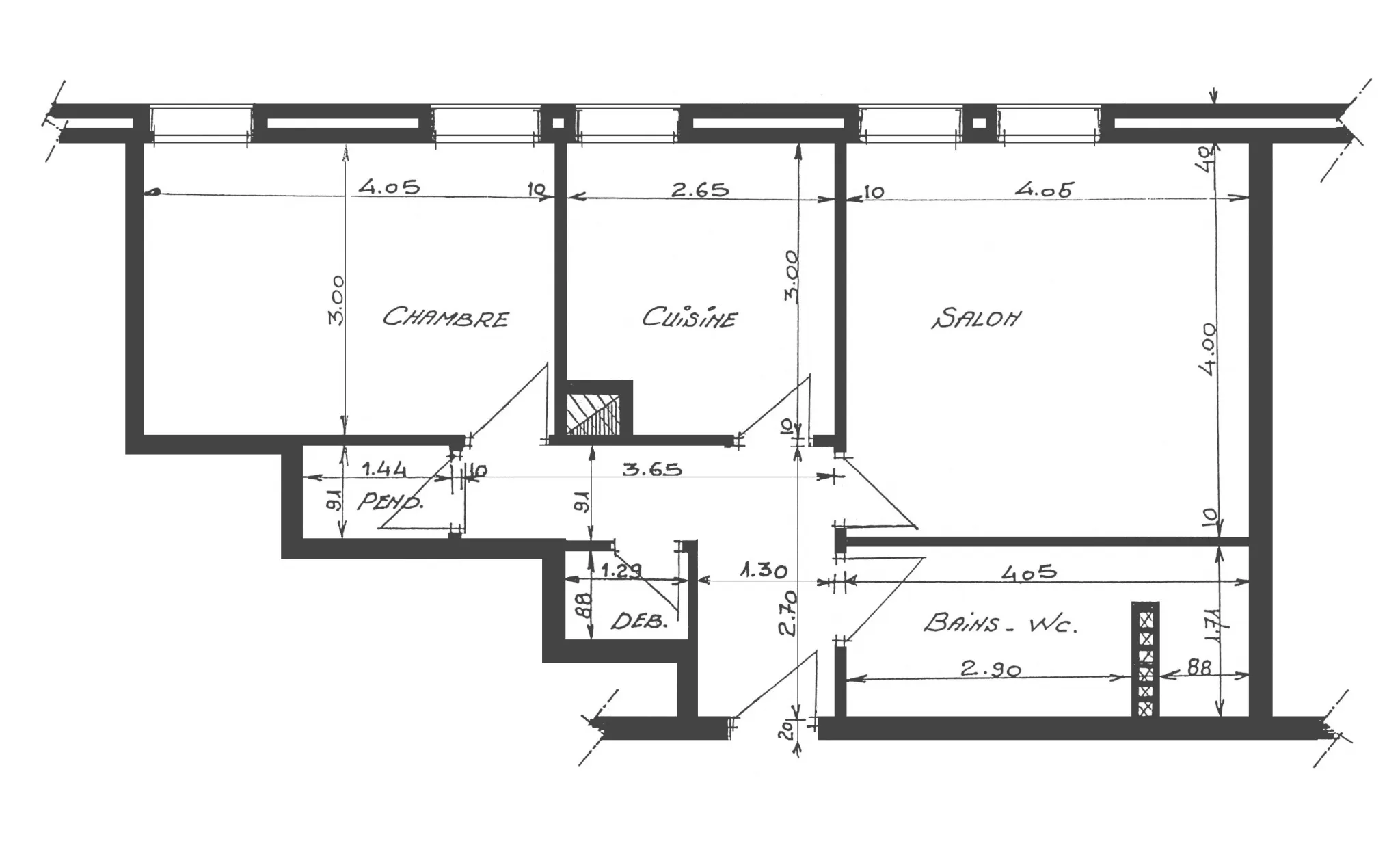 Appartement F2 spacieux à vendre à Créteil 