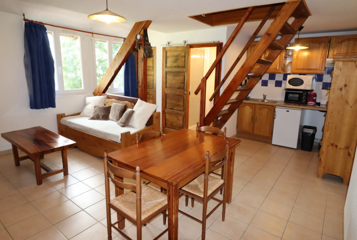 Appartement N5 à Allos - Grand T2 Duplex Exposé Sud 